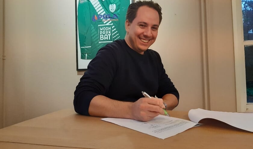 <p>Sander Kauw: 'Fijn om een club als SDZZ te ondersteunen.' (foto: SDZZ)</p>