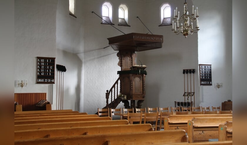 <p>In de dorpskerk van Kesteren. (foto: Van der Kooij)</p>