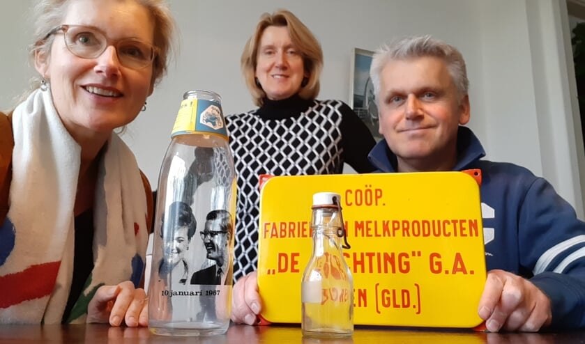 <p>Van links naar rechts: Trix, Karin en Thijs van Veen. (foto: Trix van Veen)</p>