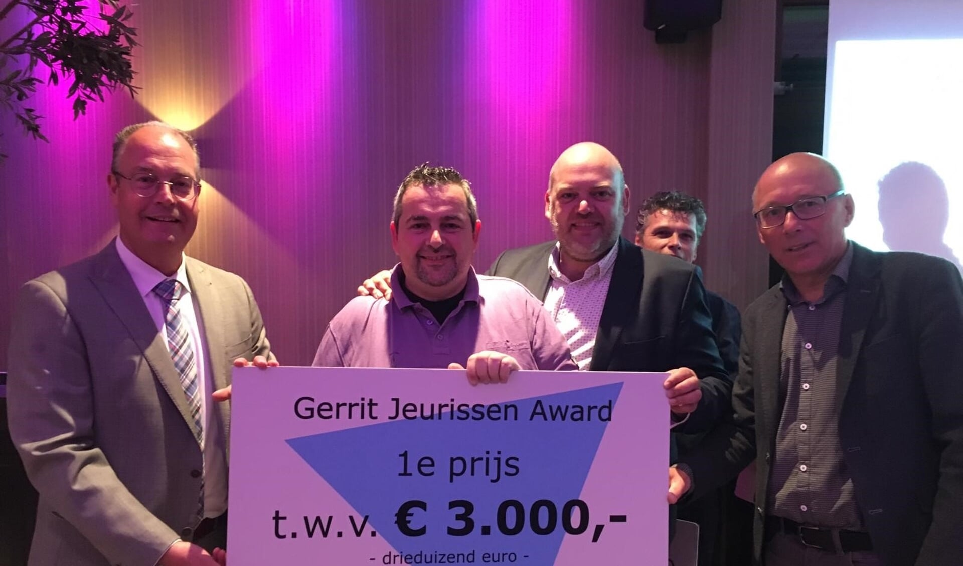 Stichting Pay it Forward Huissen won de Gerrit Jeurissen Award in 2019. (foto: Gerrit Jeurissen Fonds)