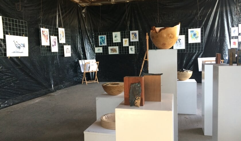 Expositie tijdens kunstroute. (foto: Gemma Brands)