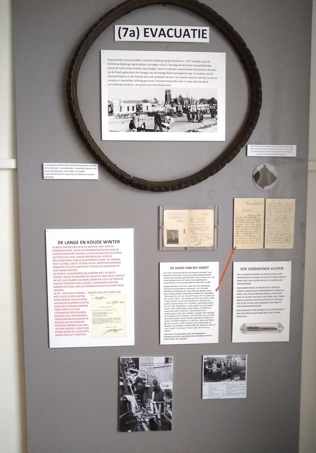 Paneel tentoonstelling : Huissen getroffen".