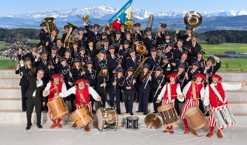 Het muziekkorps.