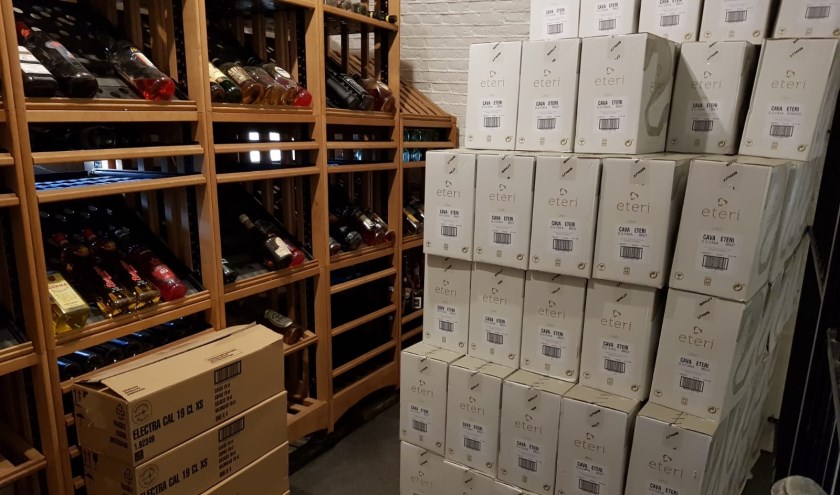 De eerste wijnen zijn binnen. (foto: Marcelino Thuis)