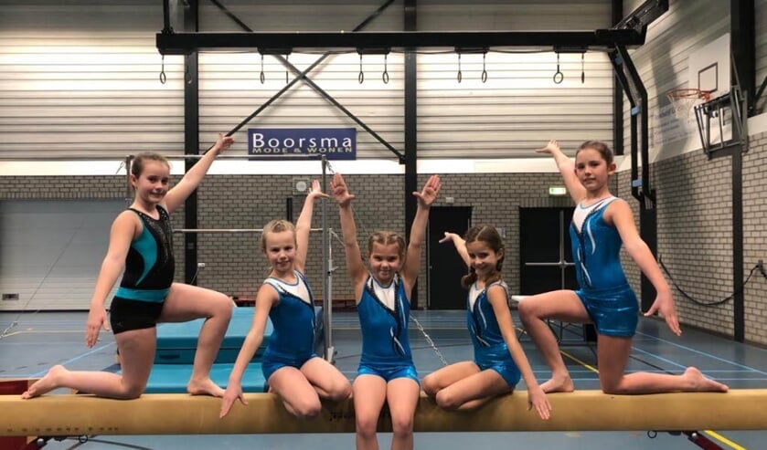 Isa, Sanne, EllieJanne, Lieke & Shanaya. (foto: Tamara van den Berg - Kwint)
