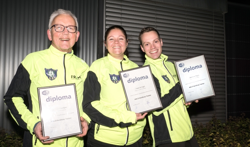 Nieuwe trainers. (foto: Rob Jansen)