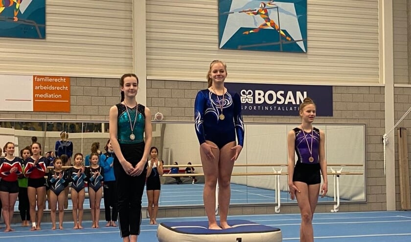 Isabel Kroon verdiende een van de twee gouden medailles. (foto: Marjolein Lekkerkerker)