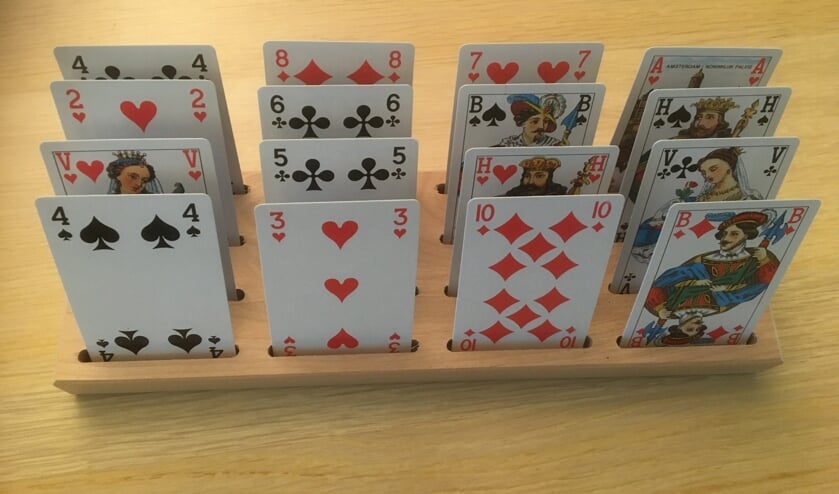 Uitgangspunt van het spel (foto: Piet van Eekelen)