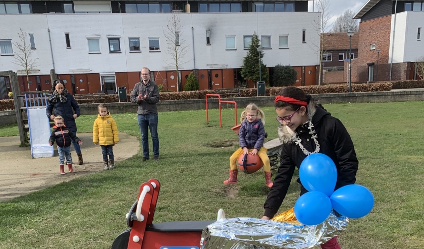 Kinderburgemeester Salma. (foto: Annemieke van Mierlo)