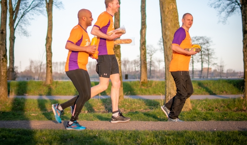 Running breakfast! (foto: Marielle Vis)