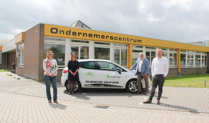 Het team van Interstap Westervoort. Van links naar rechts: Linda Jansen, Marianne Evers, Henri Sanders en Niels Schoterman. (foto: PR)