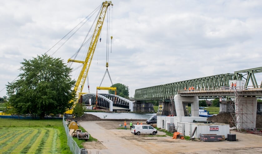 Nieuwe fietsbrug. (foto: Waldie Rutten)