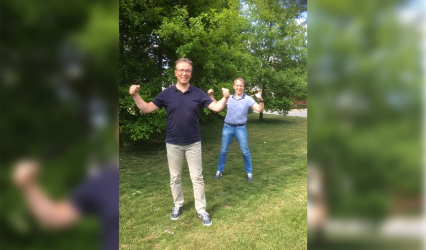 Gerjo Schepers (links) en Egon Zweers (rechts). (foto: Egon Zweers)