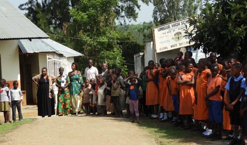 Unique highschool Uganda. (foto: Jacques Pouwels)