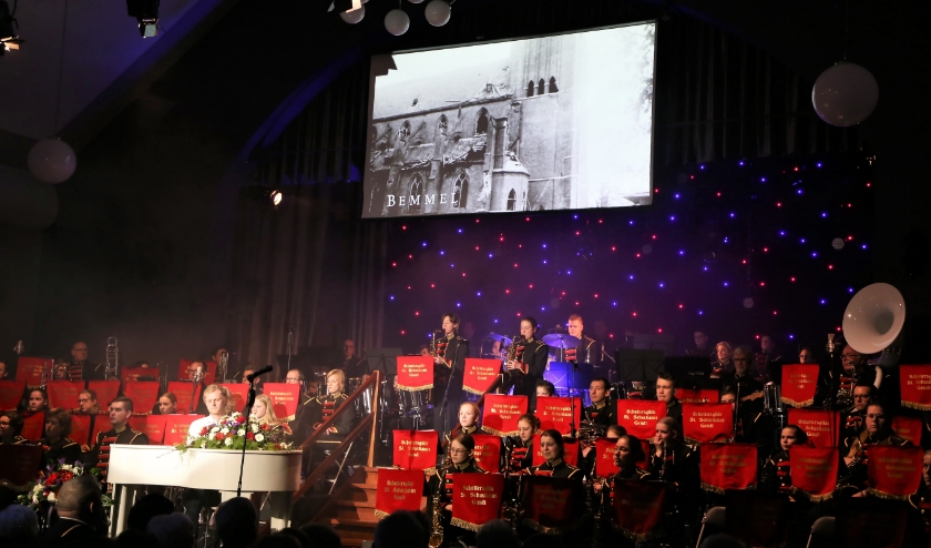 Sint-Sebastianus tijdens Gendts Bevrijdingsconcert. (foto: PR Sint-Sebastianus)