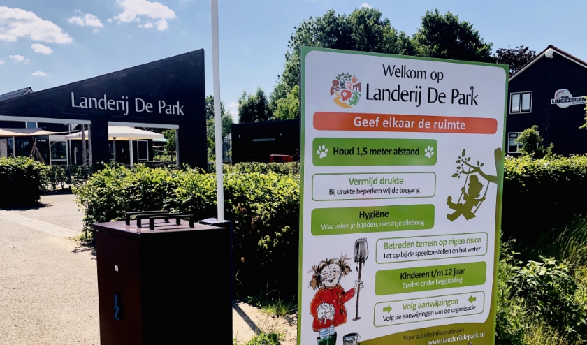 Ingang Landerij De Park. (foto: Imker fotografie)
