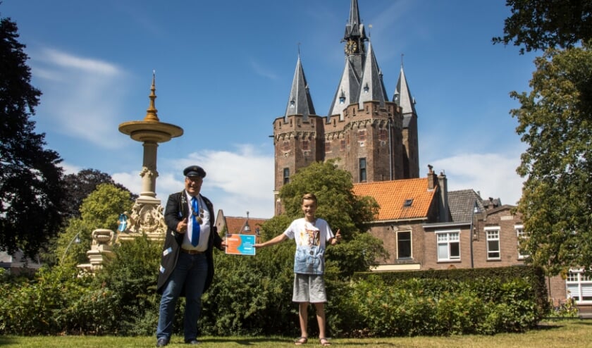 Deelnemer alternatieve avondvierdaagse. (foto: Klaas Bootsma)