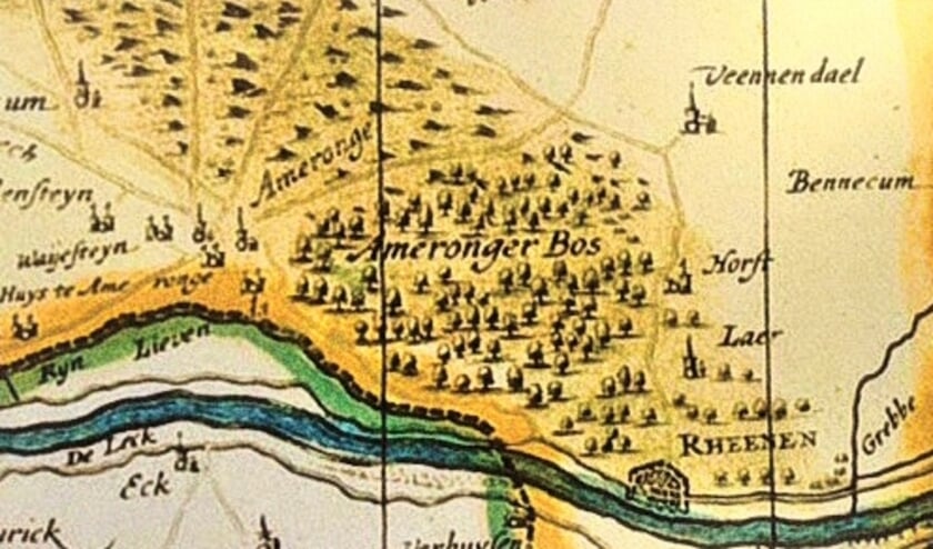 Archeologische kaart Amerongen. (foto: Utrechts Landschap)