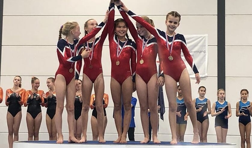 Eerste plaats clubteams voor GV Elistha. (foto: Daphne Beijer)