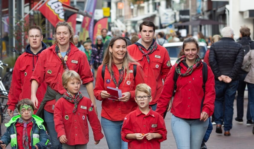 De Bevergroep tijdens een regio activiteit. (foto: Scoutingregio Neder-Veluwe)