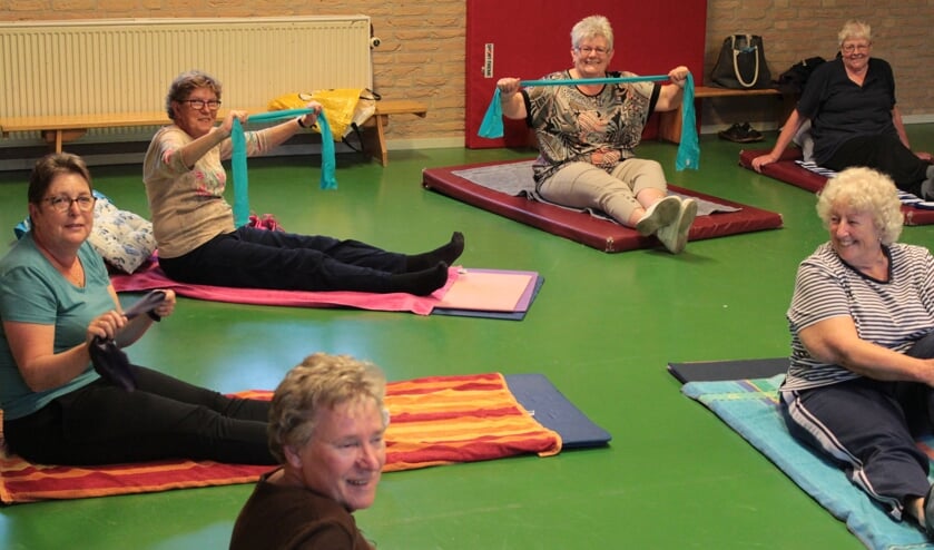 Training met vitale ouderen in Driel. (foto: Gertruud Kooiman)