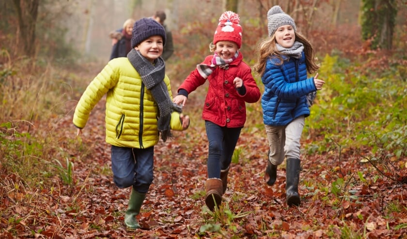 Superspeurders-Rennende kinderen-herfst. (foto: Shutterstock)