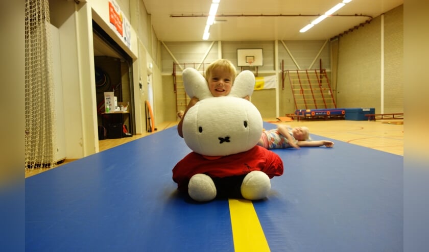 Jax & Nijntje bij de kleutergym van Wilskracht. (foto: GV Wilskracht)