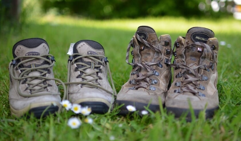 <p>Wandelschoenen. (foto: Marian Schijf)</p>