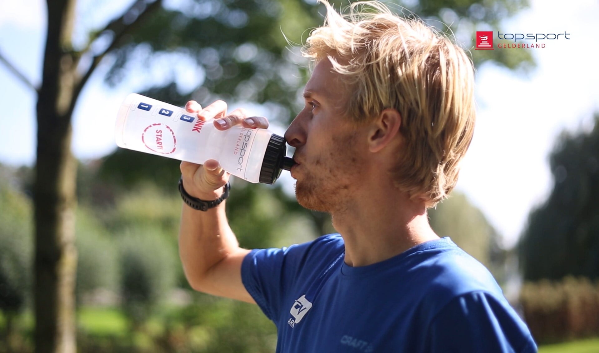 marathonloper Frank Futselaar werkt mee aan de campagne.
