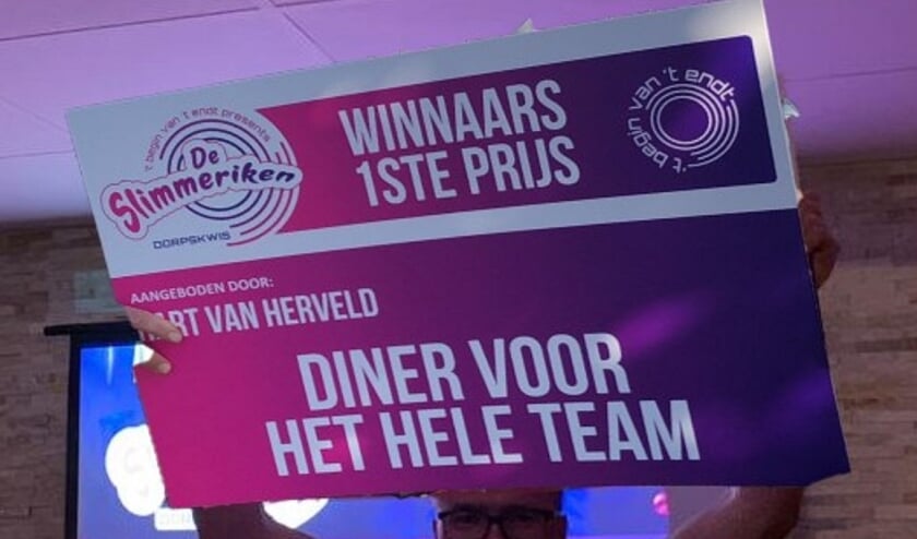 <p>Winnaars Slimmerikenkwis 2021. (foto: Ronald van Osch)</p>