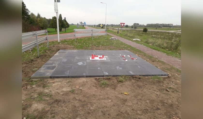 <p>De fundering voor de Schippersmast is klaar.</p>