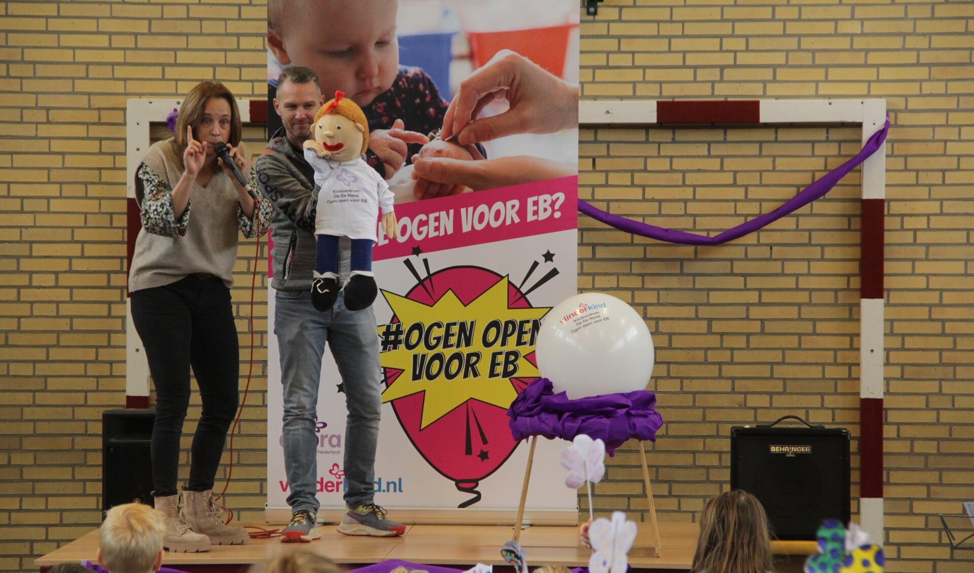 Kindcentrum Op De Horst start campagne Ogen Open Voor EB. (foto: Peter Hendriks)