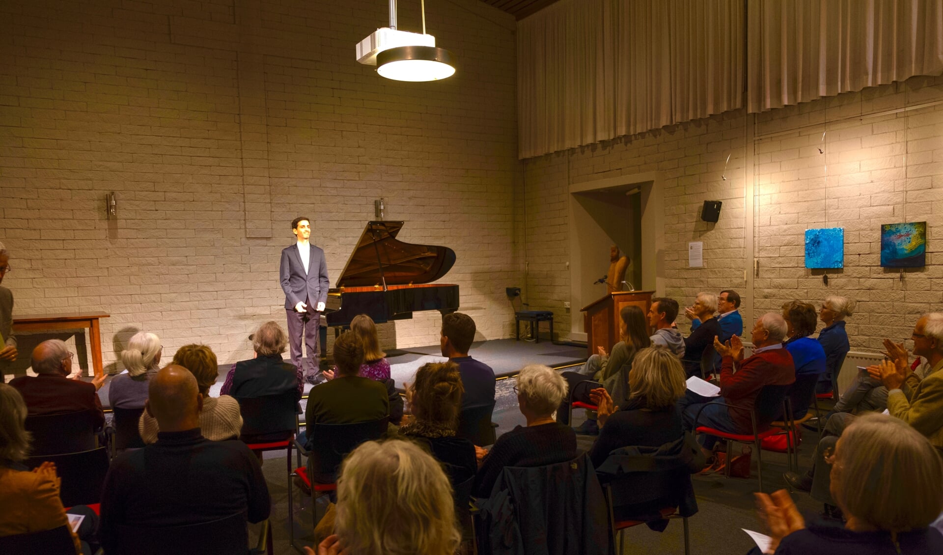 Pianist Ishay Shaer treedt op in Podium De Vlam. 
