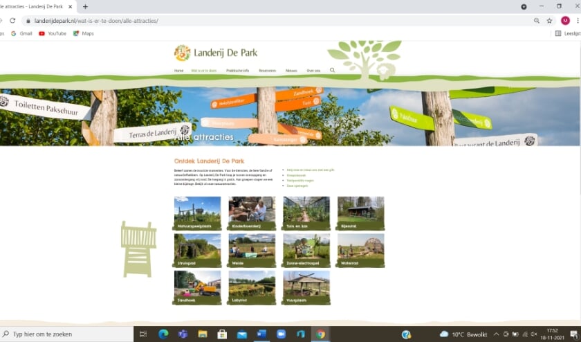 <p>Impressie van de nieuwe website van Landerij De Park. (foto: Imker.fotografie)</p>