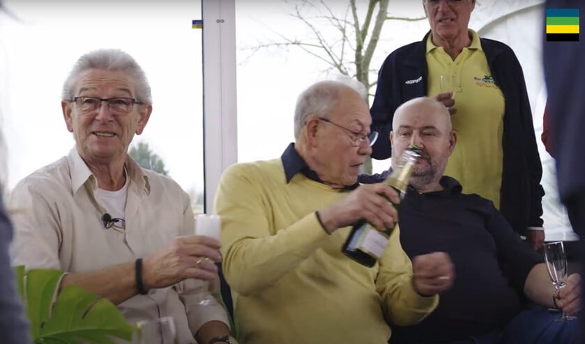 Jan Willemsen, vrijwilliger van DVV, in het zonnetje