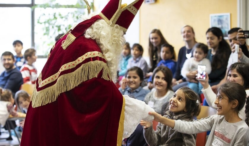 De eerste ontmoeting met Sinterklaas.
