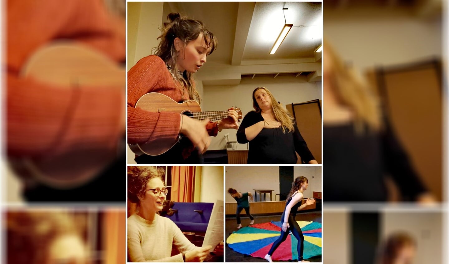 Repetitie van 'Suikerspinsel'.