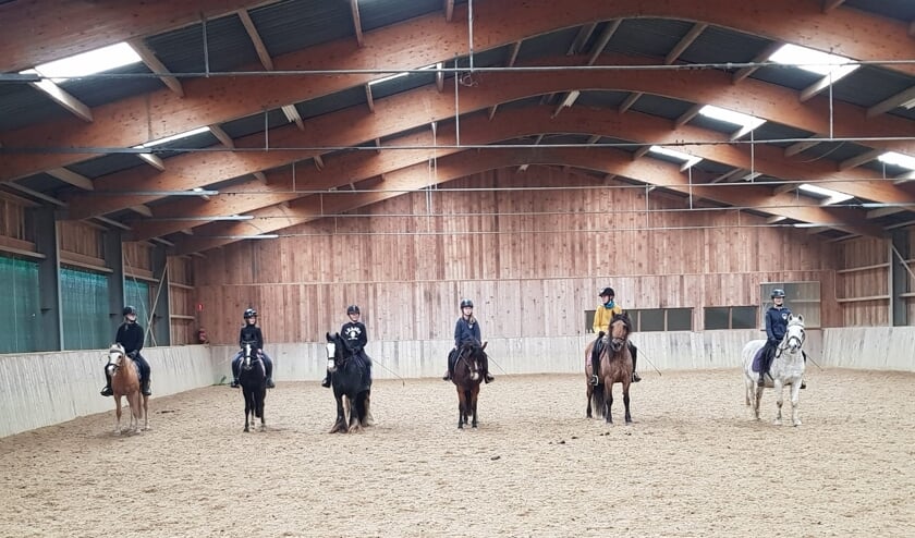 <p>Enkele ponyruiters van Jeanne d'Arc. </p>