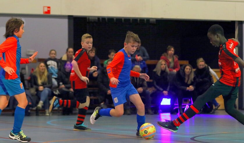 De jeugd in actie.