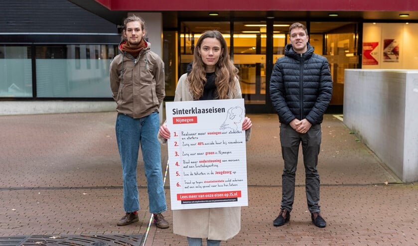 V.l.n.r. Mika Kraft, Janna Brandwijk, Teun van Loon.