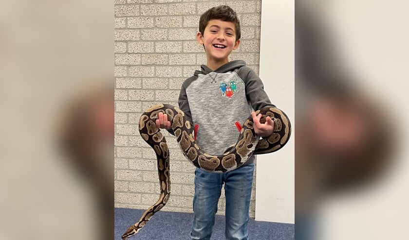 <p>Stoere Daniel tijdens de activiteit.</p>