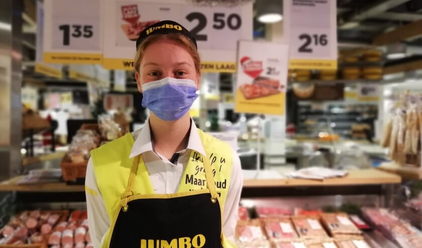 ”Het contact met de klanten vind ik erg leuk”. Foto: Kyra Sannes