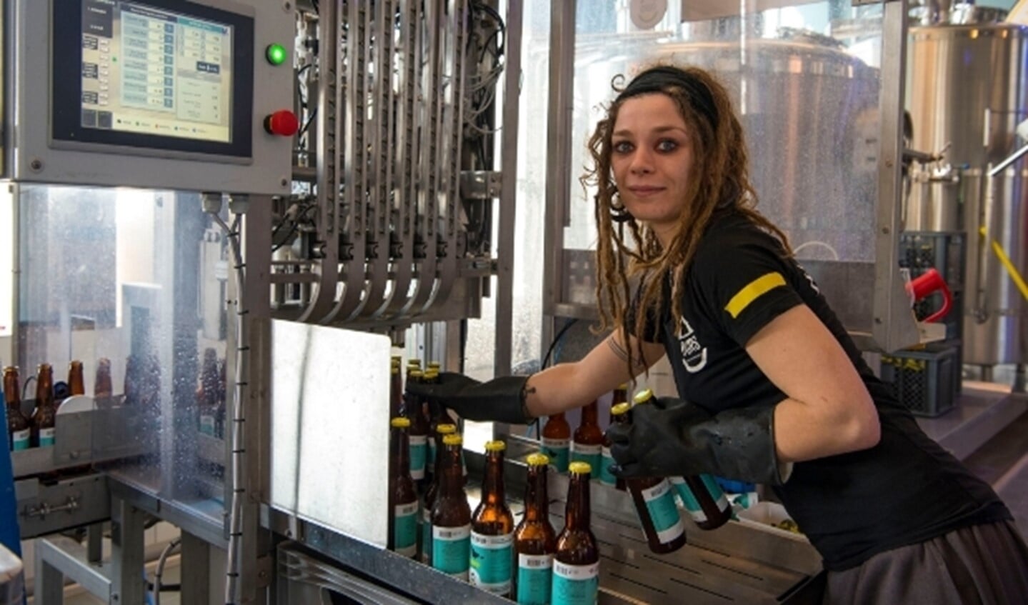 Brouwmeester Sophia Franx van brouwerij Durs heeft een speciaal vrouwenbier ontwikkeld.