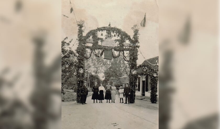 Viering Koninginnedag in Kesteren op 31 augustus 1923
