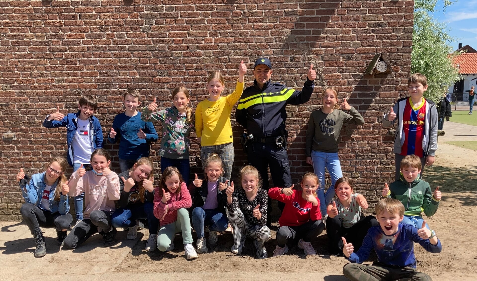 Groep 7 IKC Pius X. (foto: Bas Polman)