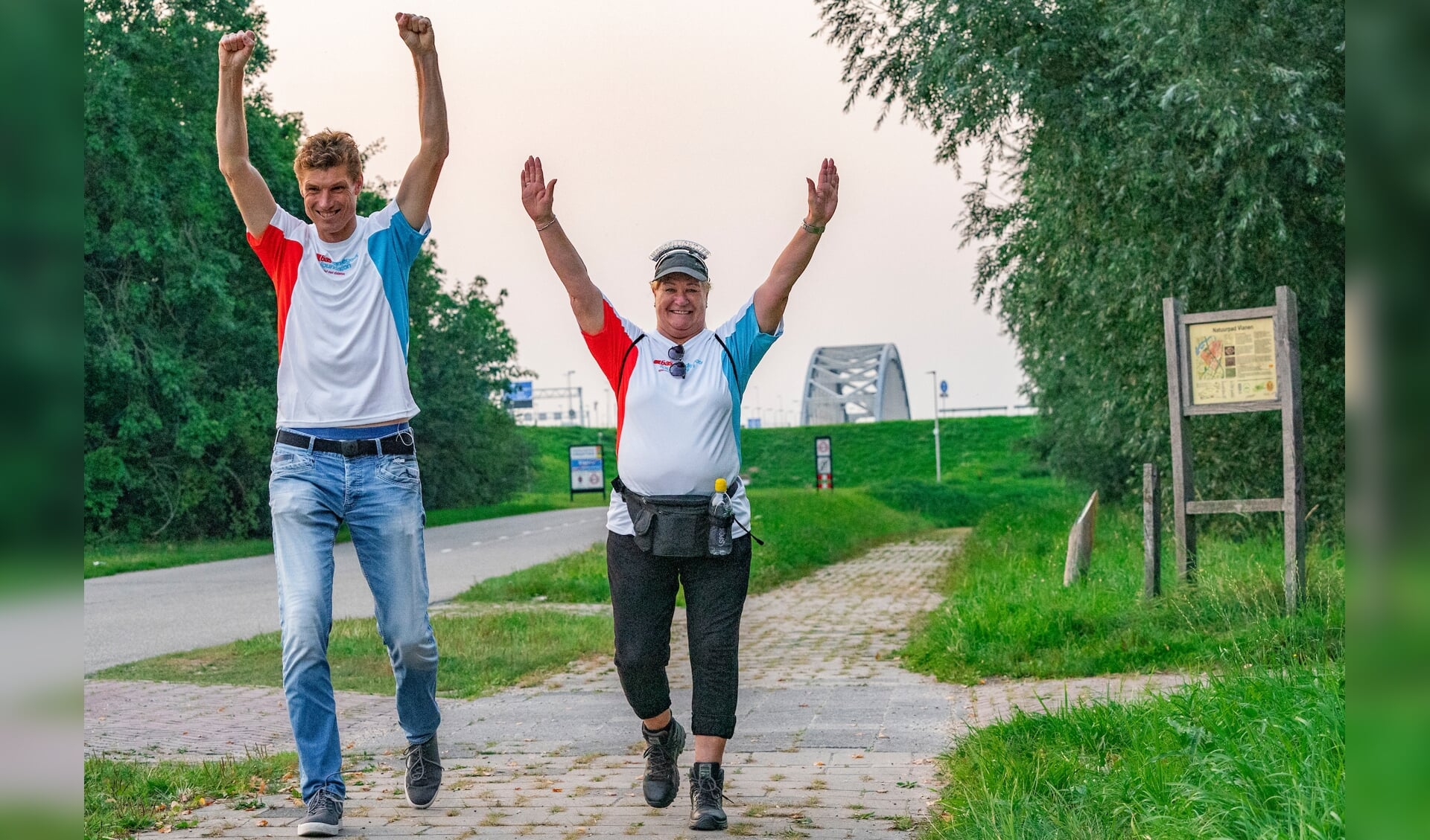 Finish Wandelchallenge. (foto: Bas van de Goor Foundation)