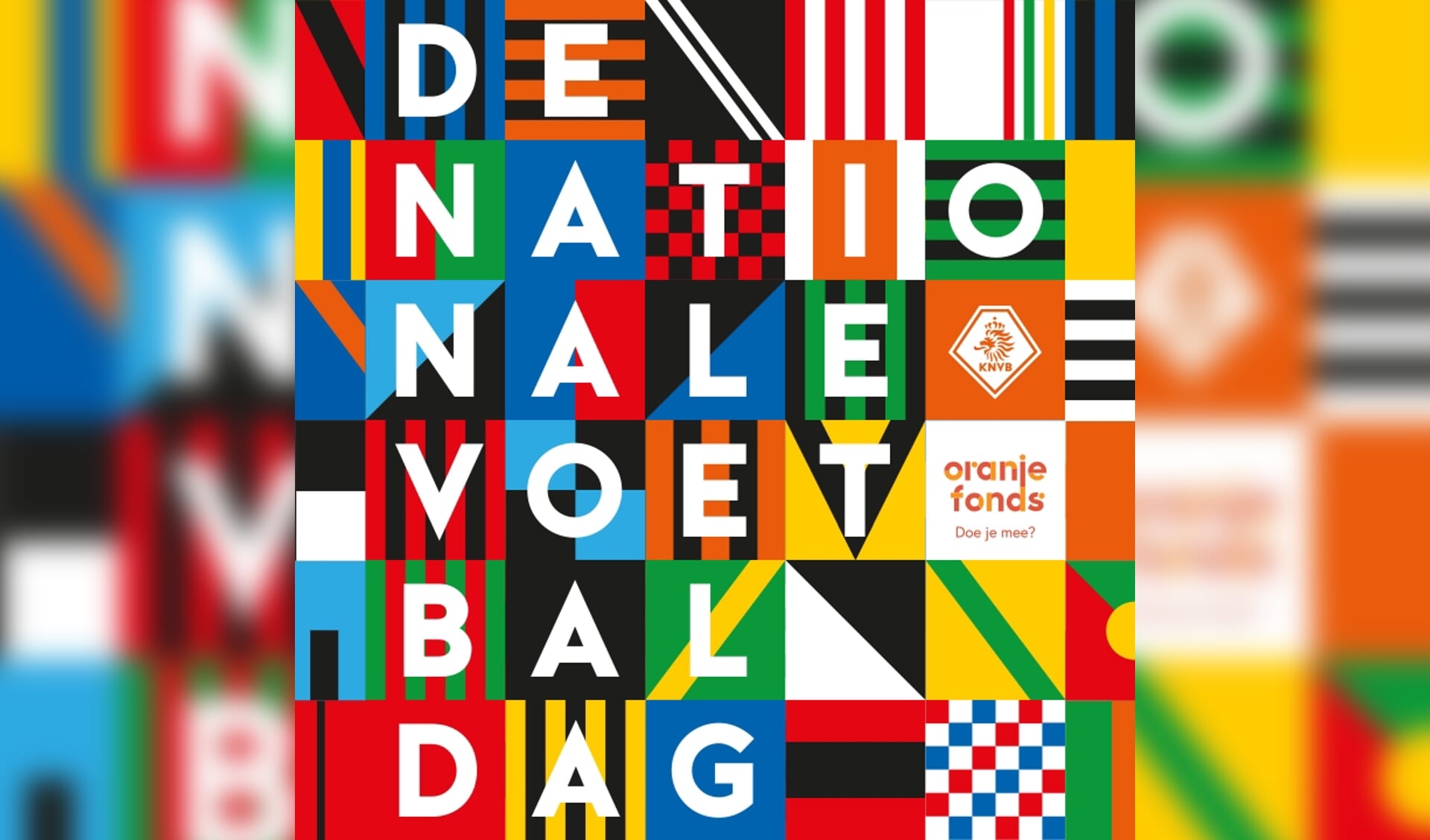 Logo Nationale Voetbaldag. (foto: KNVB/ Promotiemateriaal)