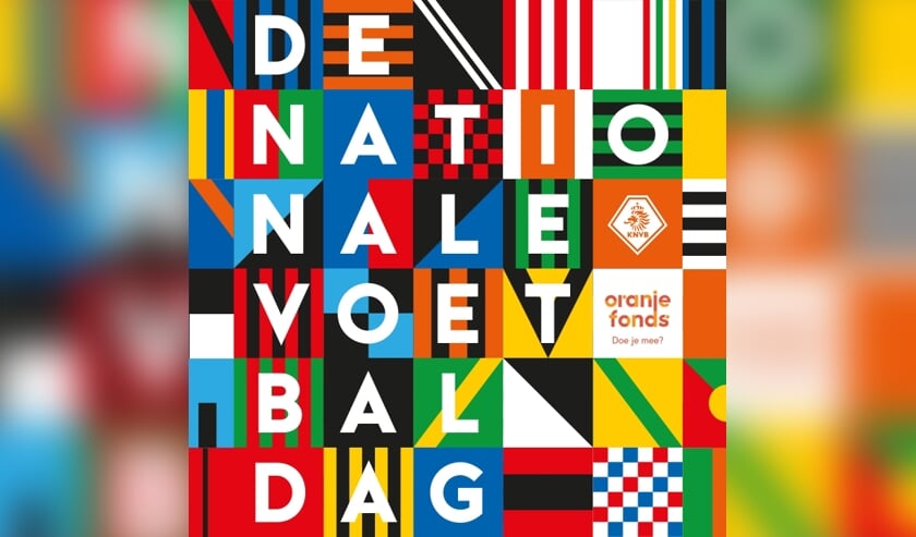 <p>Logo Nationale Voetbaldag. (foto: KNVB/ Promotiemateriaal)</p>