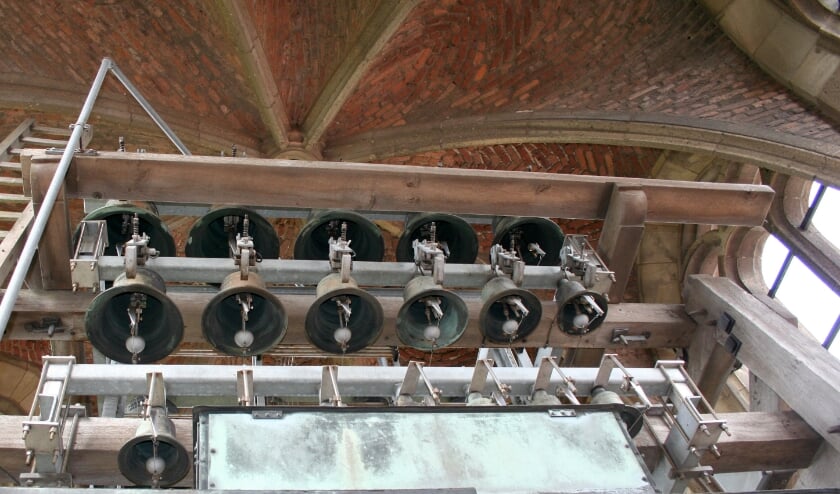 <p>De beiaard in de Cuneratoren. (foto: Willy Hoorn)</p>