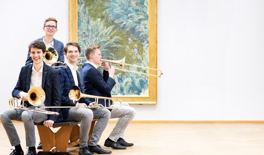 <p>Nymphéas Trombone Quartet. (foto: Foppe Schut)</p>